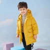 New children's clothing live-streaming supply: mid-length children's cotton-padded clothes, thickened hooded coats for small children, and cotton-padded jackets for boys and girls details Picture